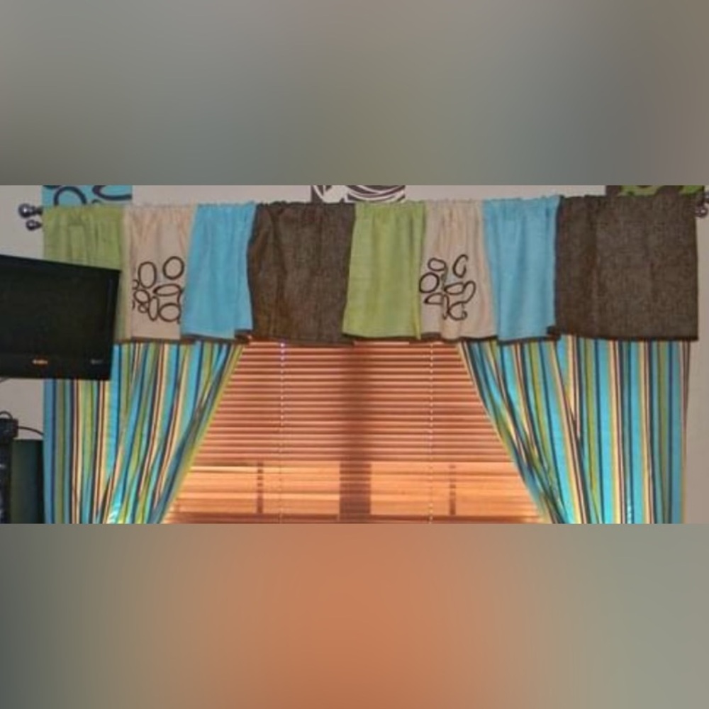Cocalo Couture Set of 2 Window Valance Curtains